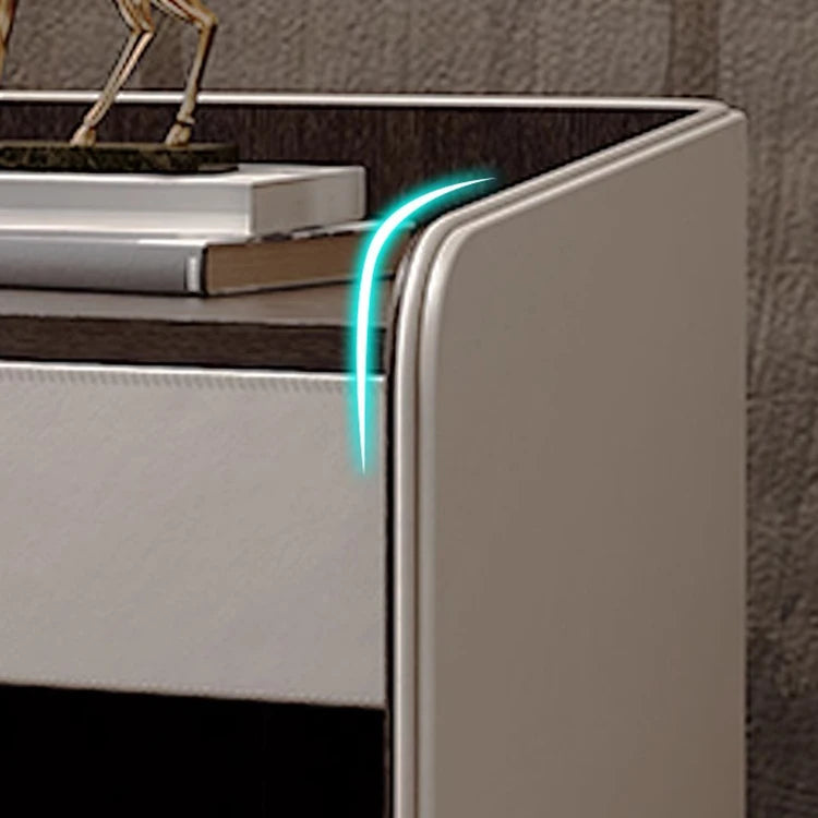 Modern Teenager Room Kids Furniture Nightstands Single Smart Bed Storage Bedside Storage Cabinet