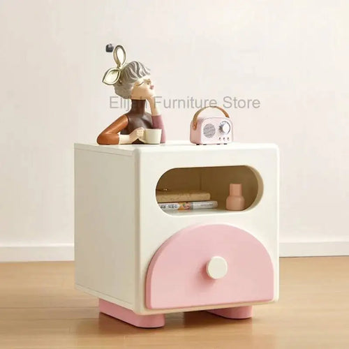 Coffee Children Nightstands Bedroom Filing Children Nordic Nightstands Living Room Cabinet Storage Children Furniture RR50CN